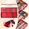 Christmas Wrapping Paper Storage Bag, 42 inch Gift Wrap Organizer Underbed Storage Box Container 600d Oxford Fabric Wrapping Paper Holder for Storing Rolls, Ribbons, Bows 42L x 14W x 5.5H
